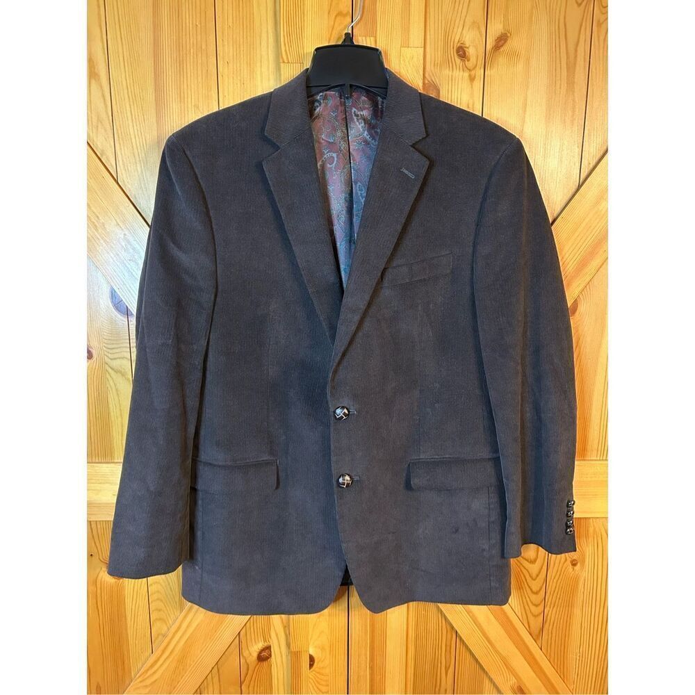 Lauren Ralph Lauren Blazer Mens 42R Brown Corduroy Jacket Sports Coat (8676)